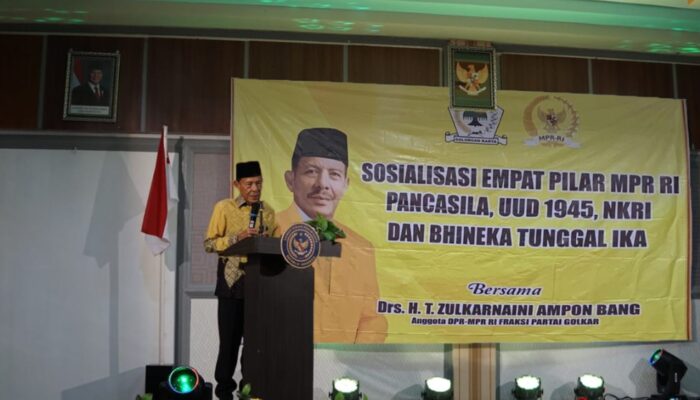 Anggota MPR RI Tekankan Persatuan dan Demokrasi dalam Sosialisasi Empat Pilar di Nagan Raya